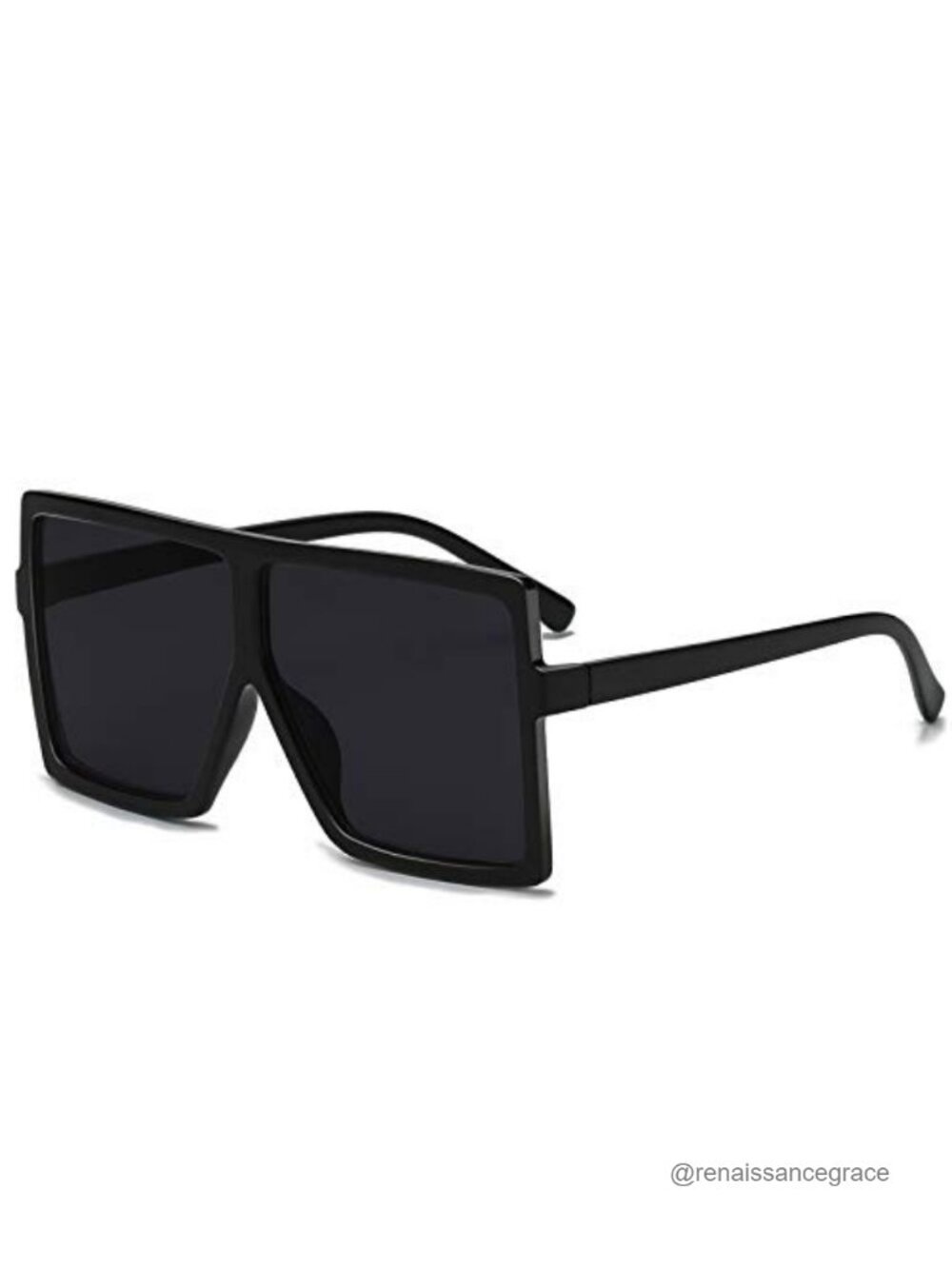 Oversized Square Sunglasses UV400 Protection Women Men